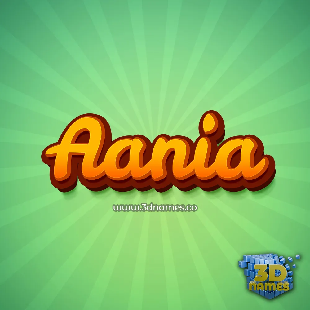 aania in Green Rays style - 3D name wallpaper aania in Green Rays style - 3D name wallpaper