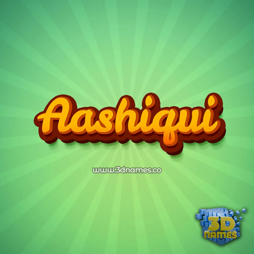 aashiqui in Green Rays style - 3D name wallpaper aashiqui in Green Rays style - 3D name wallpaper
