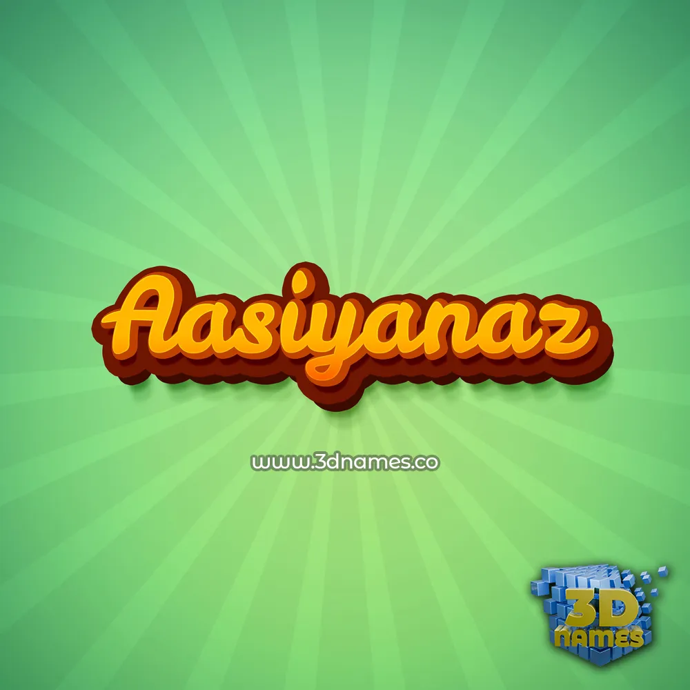 aasiyanaz in Green Rays style - 3D name wallpaper aasiyanaz in Green Rays style - 3D name wallpaper