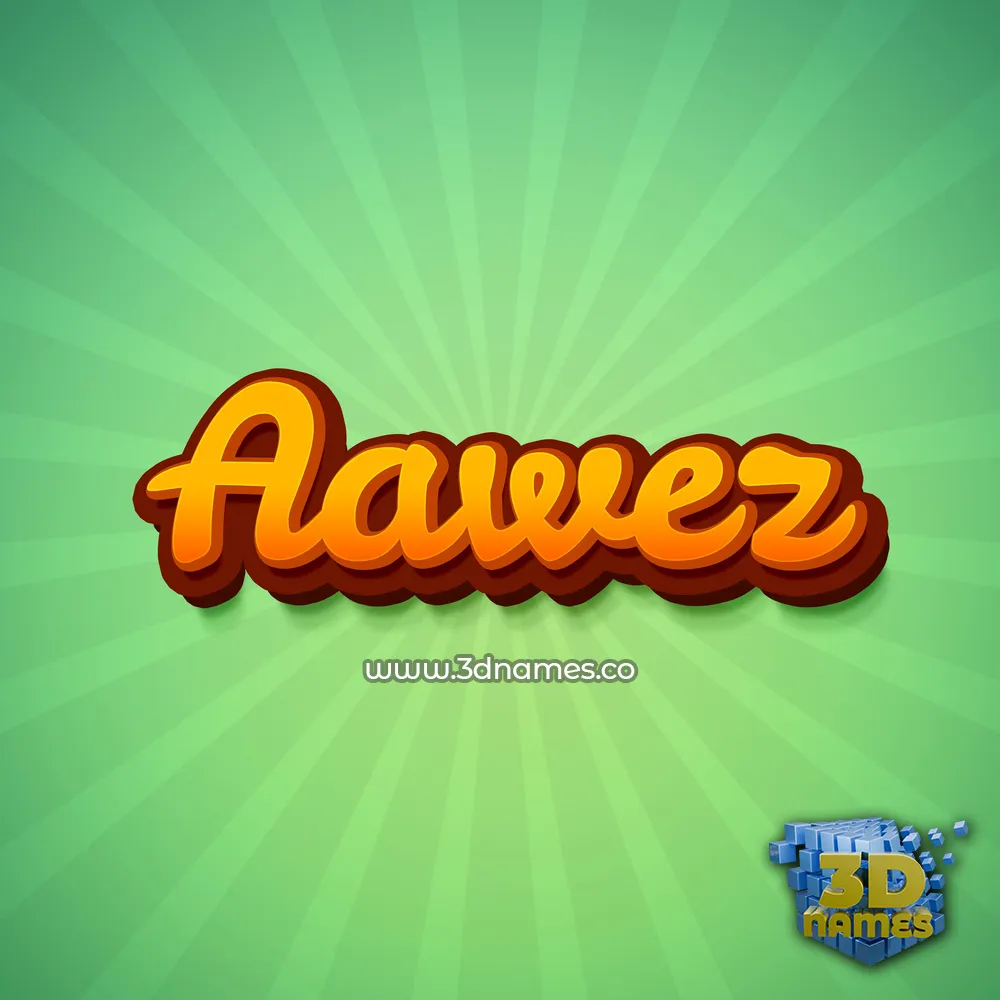 aawez in Green Rays style - 3D name wallpaper aawez in Green Rays style - 3D name wallpaper