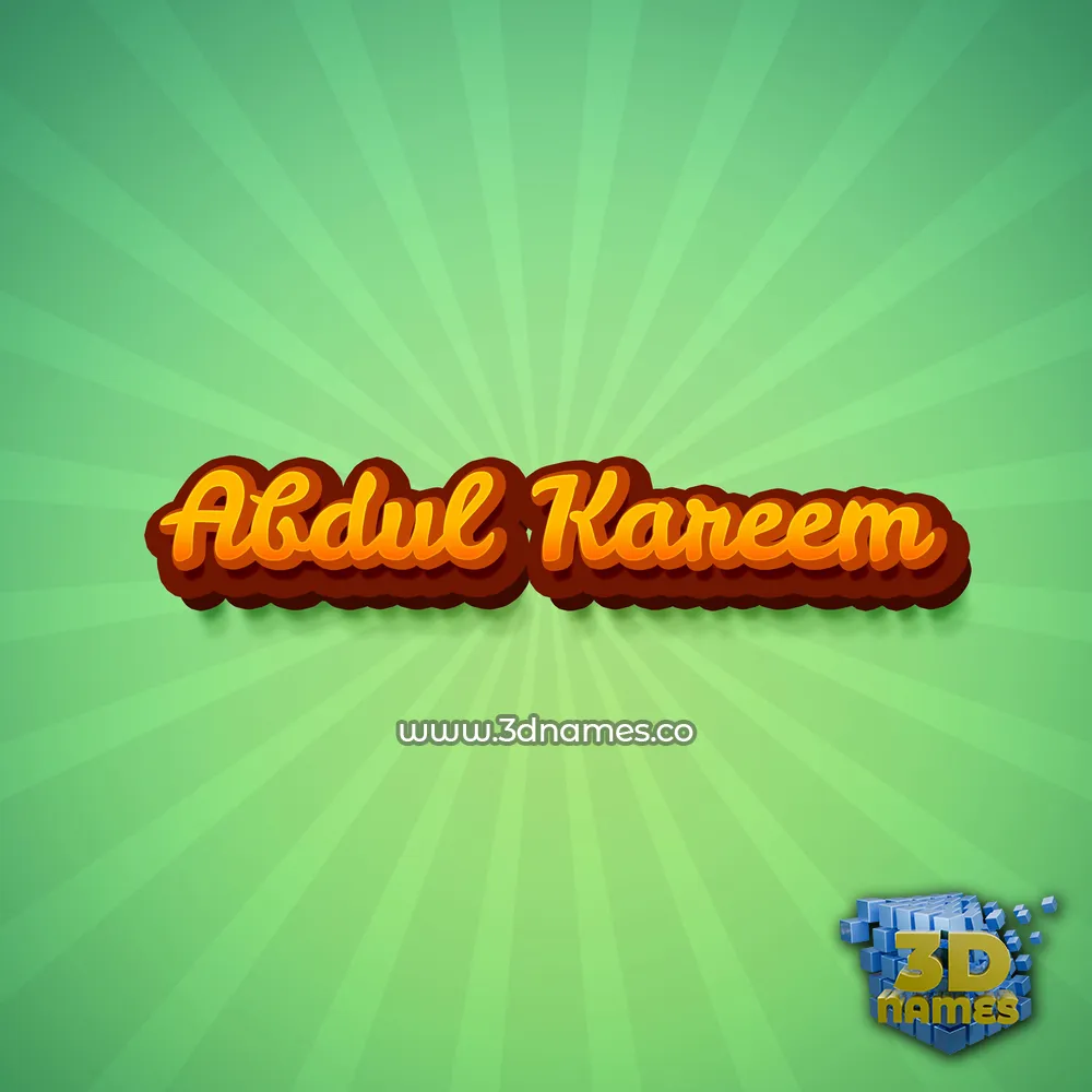 abdul kareem in Green Rays style - 3D name wallpaper abdul kareem in Green Rays style - 3D name wallpaper