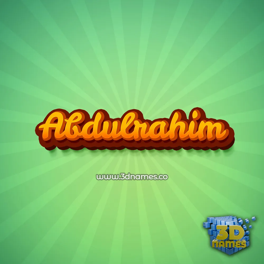 abdulrahim in Green Rays style - 3D name wallpaper abdulrahim in Green Rays style - 3D name wallpaper