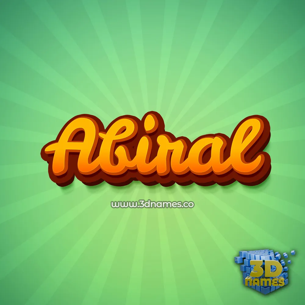abiral in Green Rays style - 3D name wallpaper abiral in Green Rays style - 3D name wallpaper