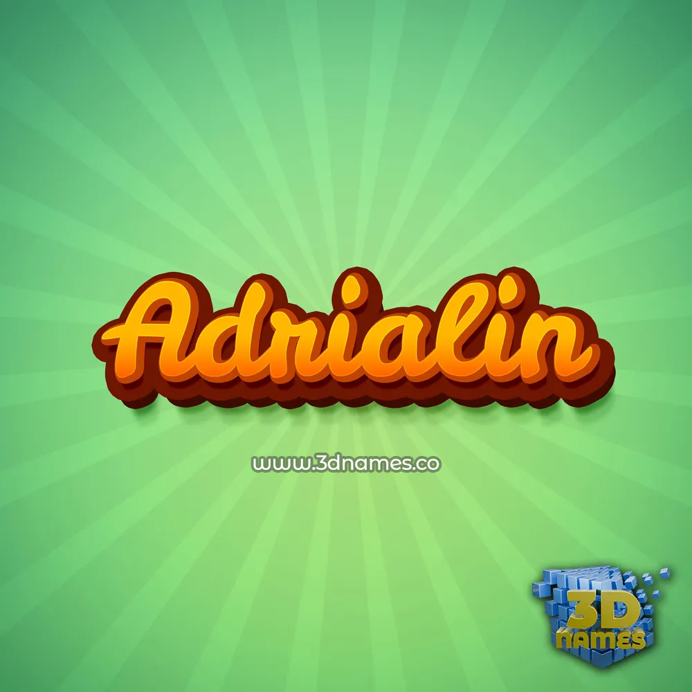 adrialin in Green Rays style - 3D name wallpaper adrialin in Green Rays style - 3D name wallpaper