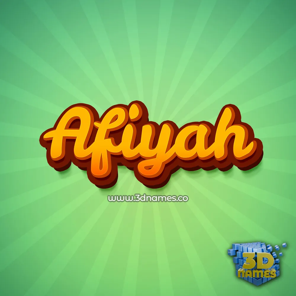 afiyah in Green Rays style - 3D name wallpaper afiyah in Green Rays style - 3D name wallpaper