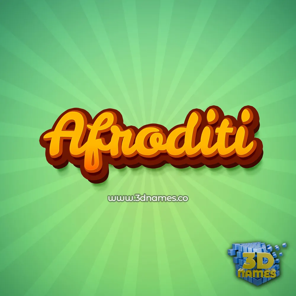 afroditi in Green Rays style - 3D name wallpaper afroditi in Green Rays style - 3D name wallpaper