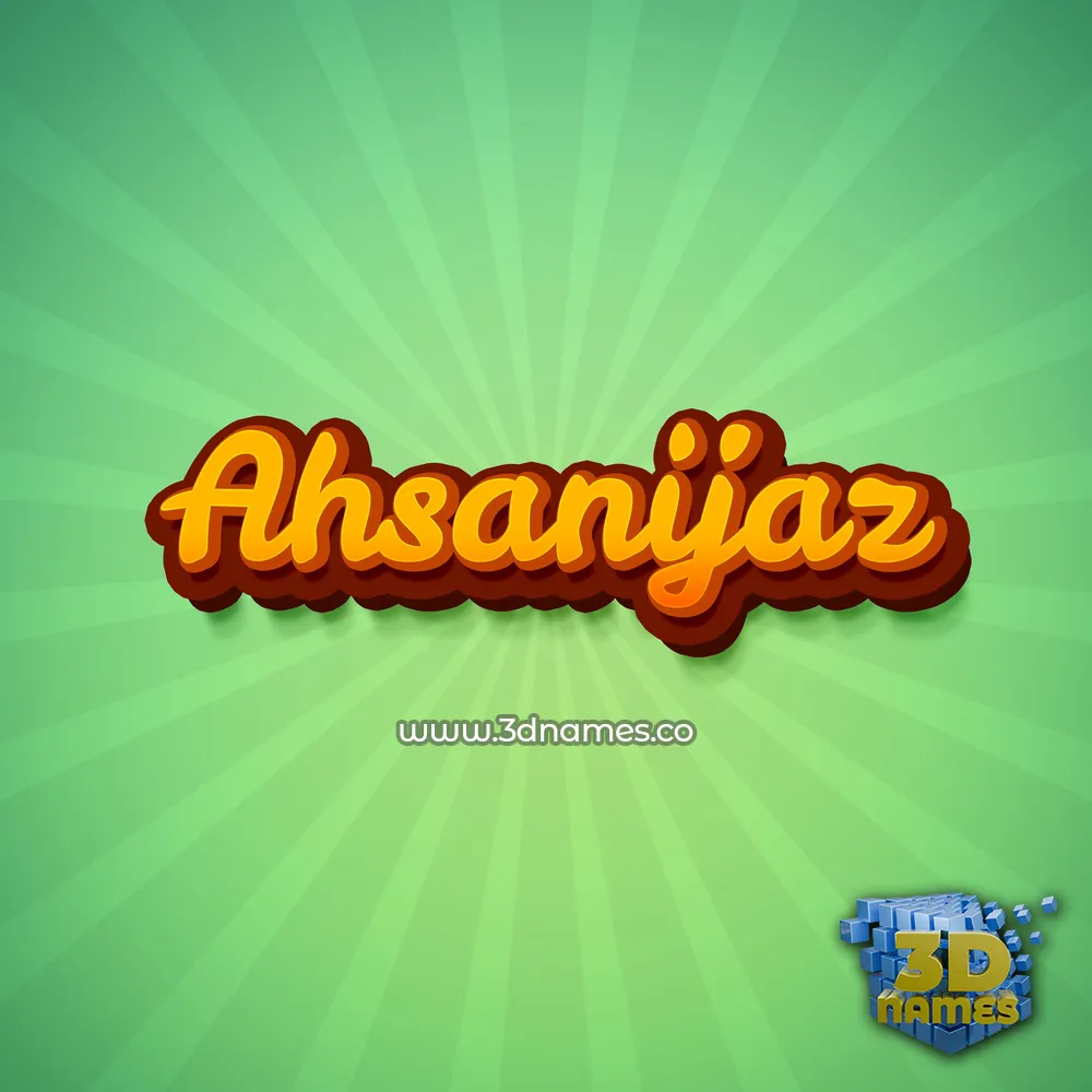 ahsanijaz in Green Rays style - 3D name wallpaper ahsanijaz in Green Rays style - 3D name wallpaper