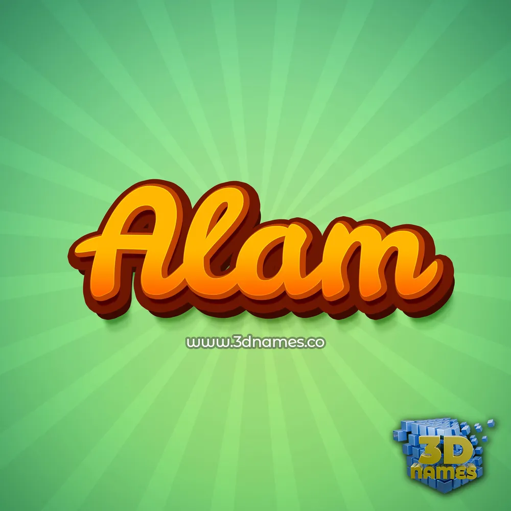 alam in Green Rays style - 3D name wallpaper alam in Green Rays style - 3D name wallpaper