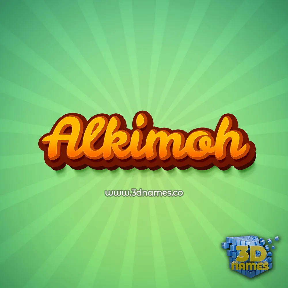 alkimoh in Green Rays style - 3D name wallpaper alkimoh in Green Rays style - 3D name wallpaper