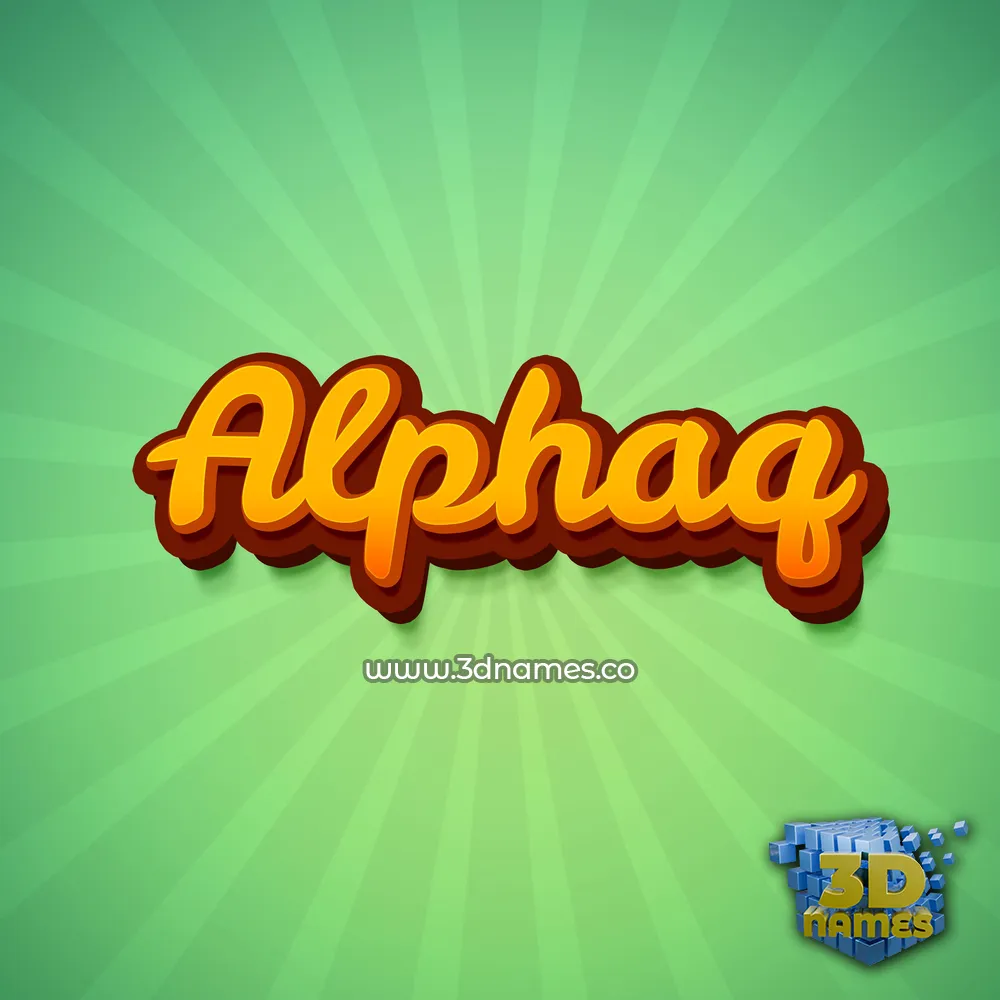 alphaq in Green Rays style - 3D name wallpaper alphaq in Green Rays style - 3D name wallpaper