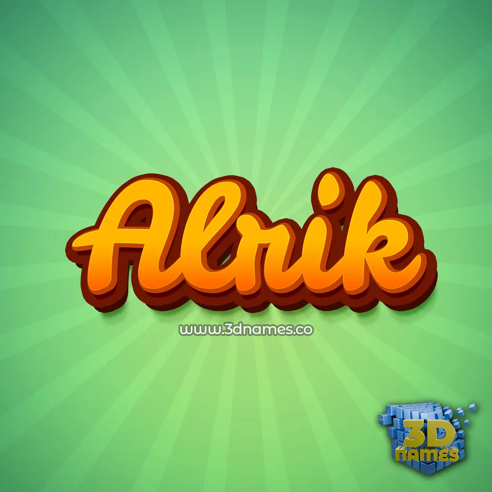 alrik in Green Rays style - 3D name wallpaper alrik in Green Rays style - 3D name wallpaper