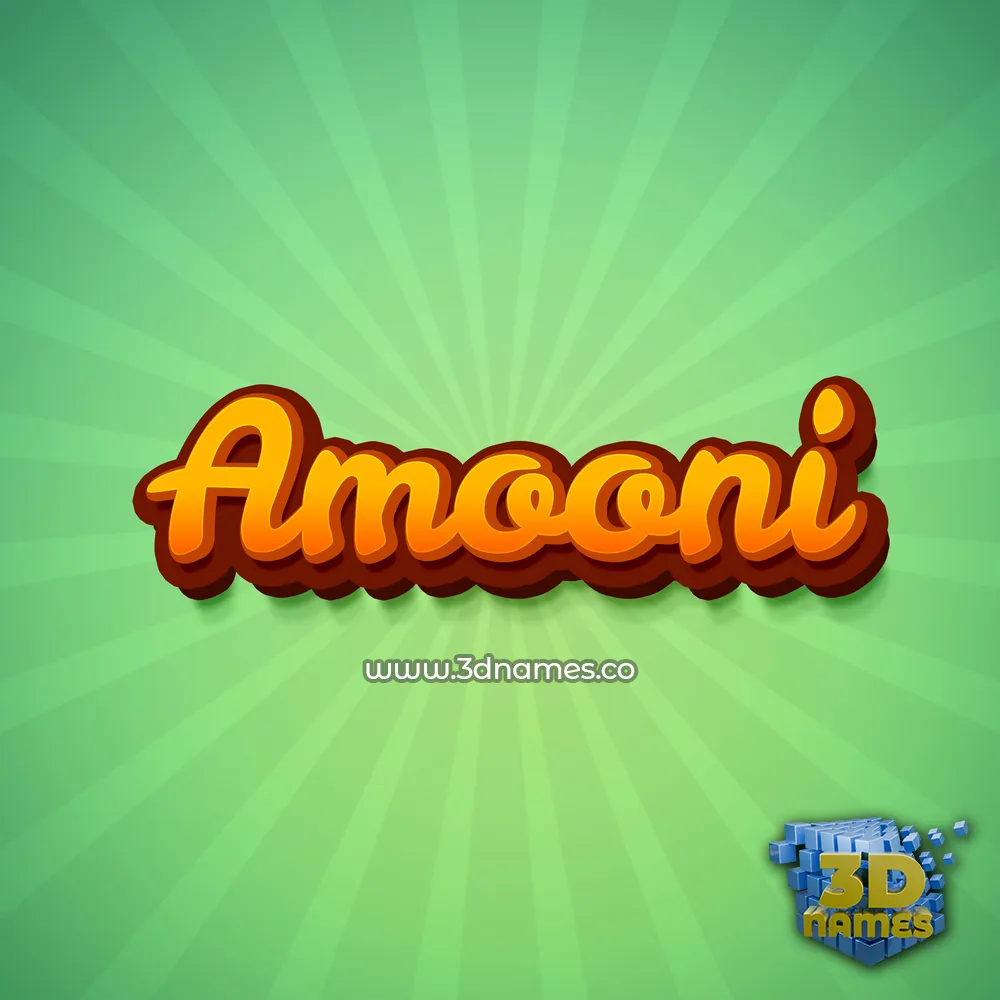 amooni in Green Rays style - 3D name wallpaper amooni in Green Rays style - 3D name wallpaper