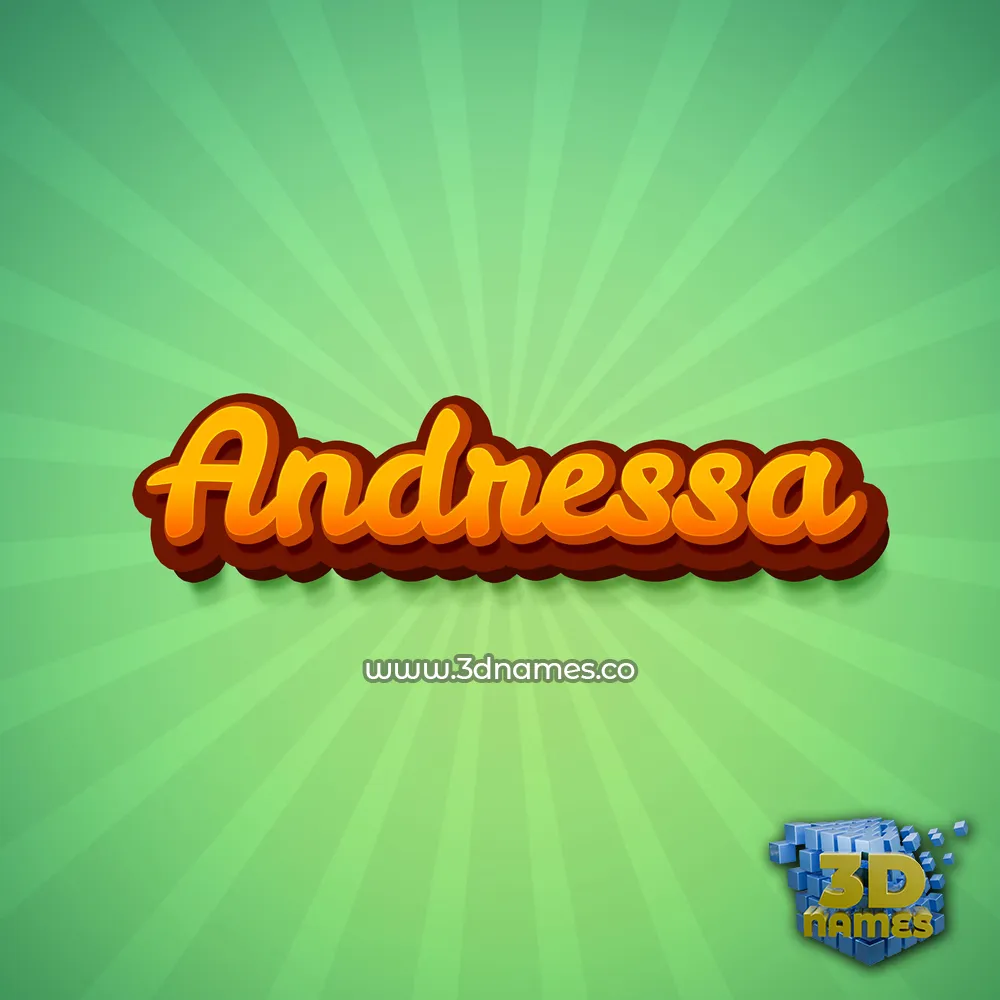 andressa in Green Rays style - 3D name wallpaper andressa in Green Rays style - 3D name wallpaper
