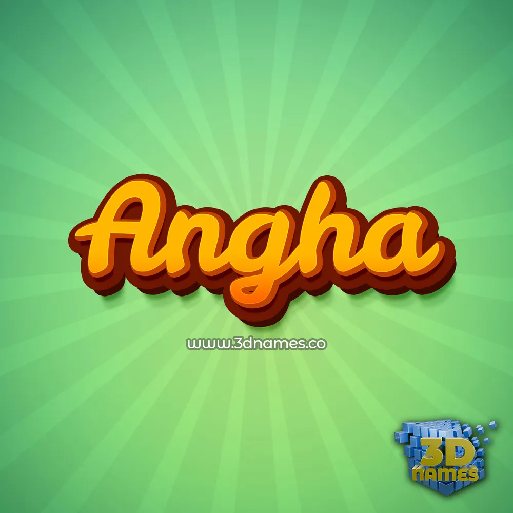 angha in Green Rays style - 3D name wallpaper angha in Green Rays style - 3D name wallpaper