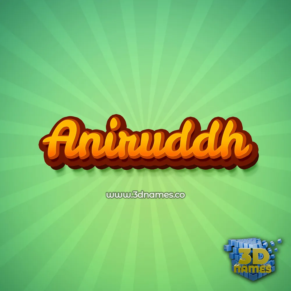 aniruddh in Green Rays style - 3D name wallpaper aniruddh in Green Rays style - 3D name wallpaper