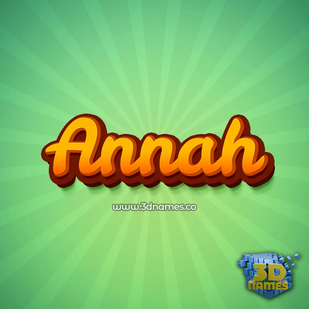 annah in Green Rays style - 3D name wallpaper annah in Green Rays style - 3D name wallpaper