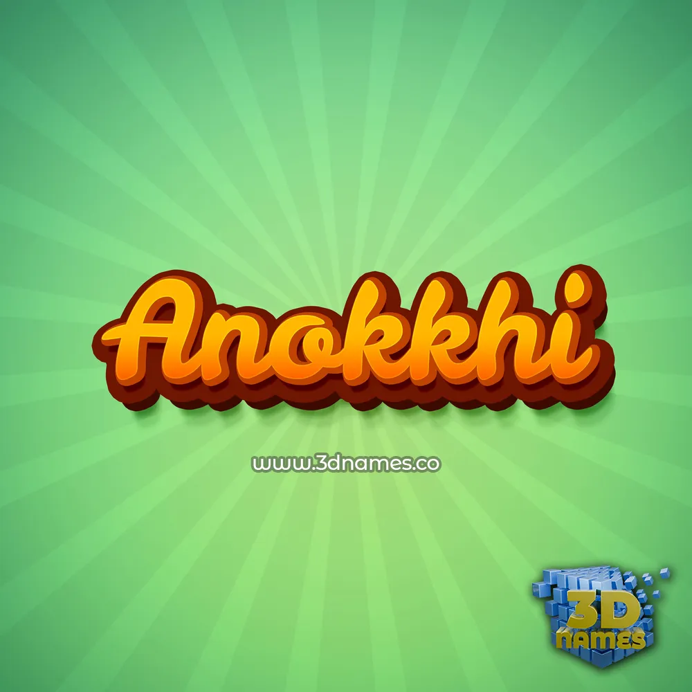 anokkhi in Green Rays style - 3D name wallpaper anokkhi in Green Rays style - 3D name wallpaper