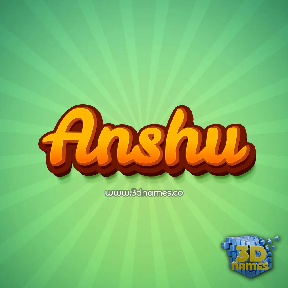 anshu in Green Rays style - 3D name wallpaper anshu in Green Rays style - 3D name wallpaper