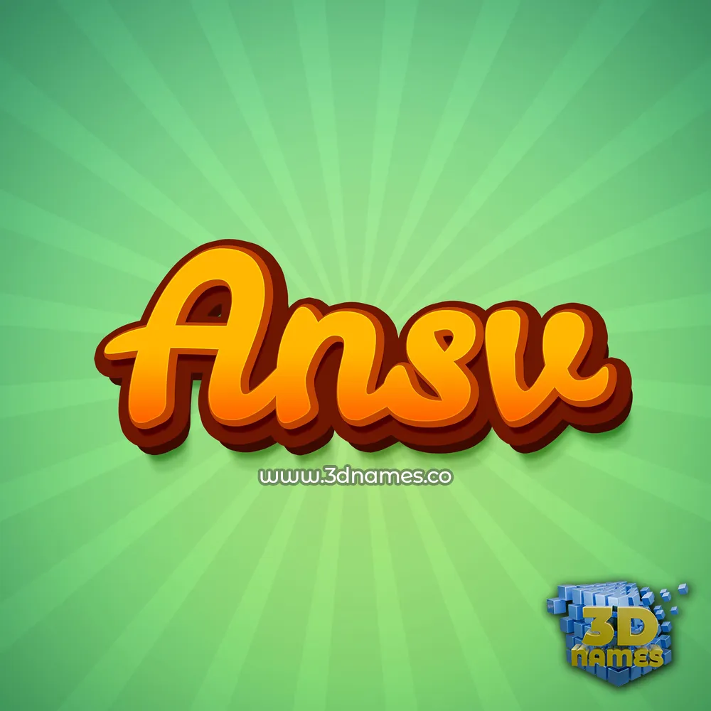 ansv in Green Rays style - 3D name wallpaper ansv in Green Rays style - 3D name wallpaper