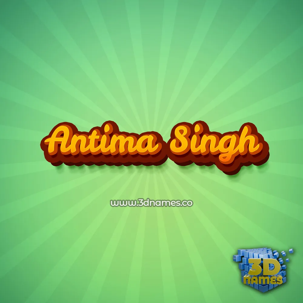 antima singh in Green Rays style - 3D name wallpaper antima singh in Green Rays style - 3D name wallpaper