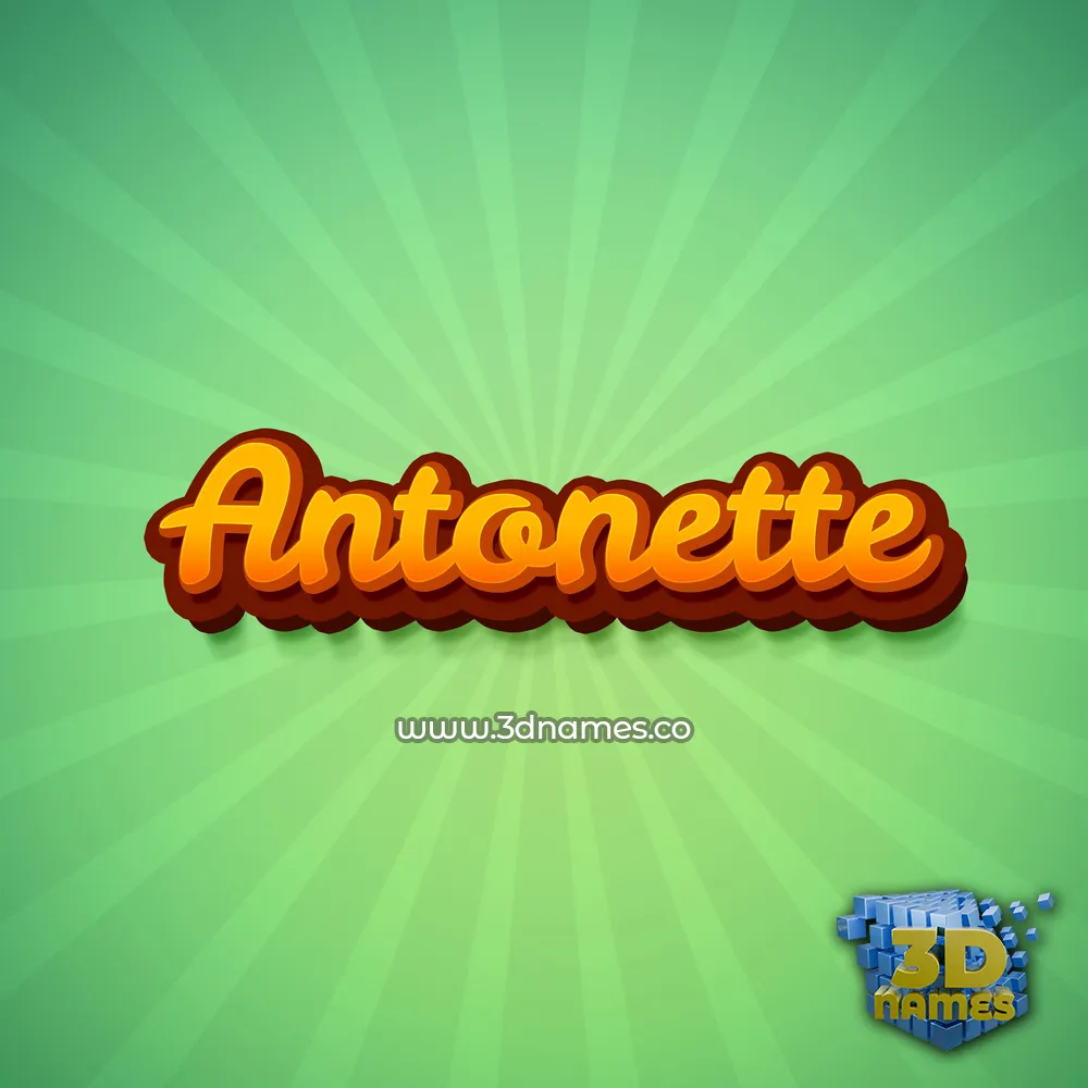 antonette in Green Rays style - 3D name wallpaper antonette in Green Rays style - 3D name wallpaper