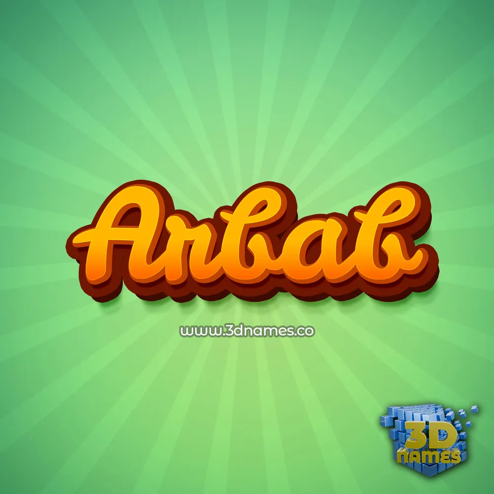 arbab in Green Rays style - 3D name wallpaper arbab in Green Rays style - 3D name wallpaper