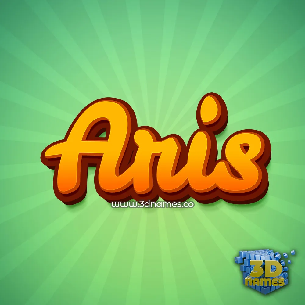 aris in Green Rays style - 3D name wallpaper aris in Green Rays style - 3D name wallpaper