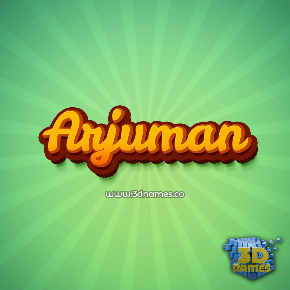 arjuman in Green Rays style - 3D name wallpaper arjuman in Green Rays style - 3D name wallpaper