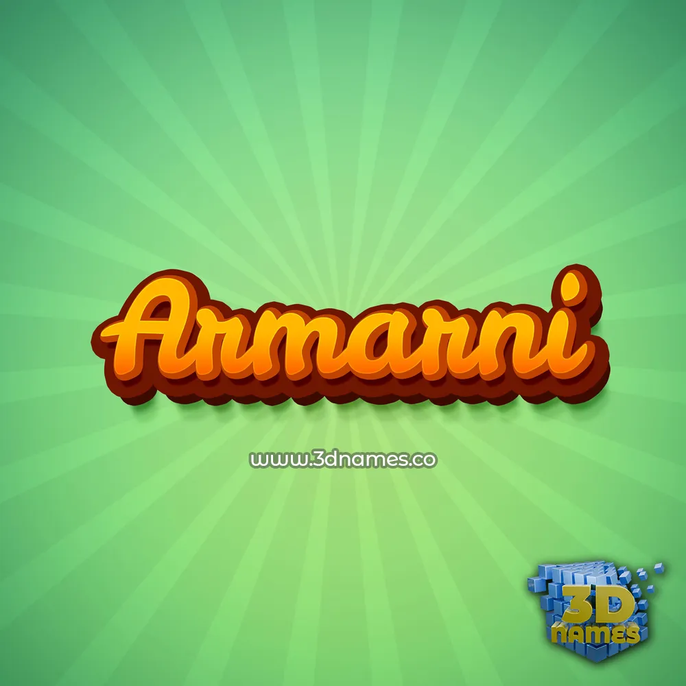 armarni in Green Rays style - 3D name wallpaper armarni in Green Rays style - 3D name wallpaper