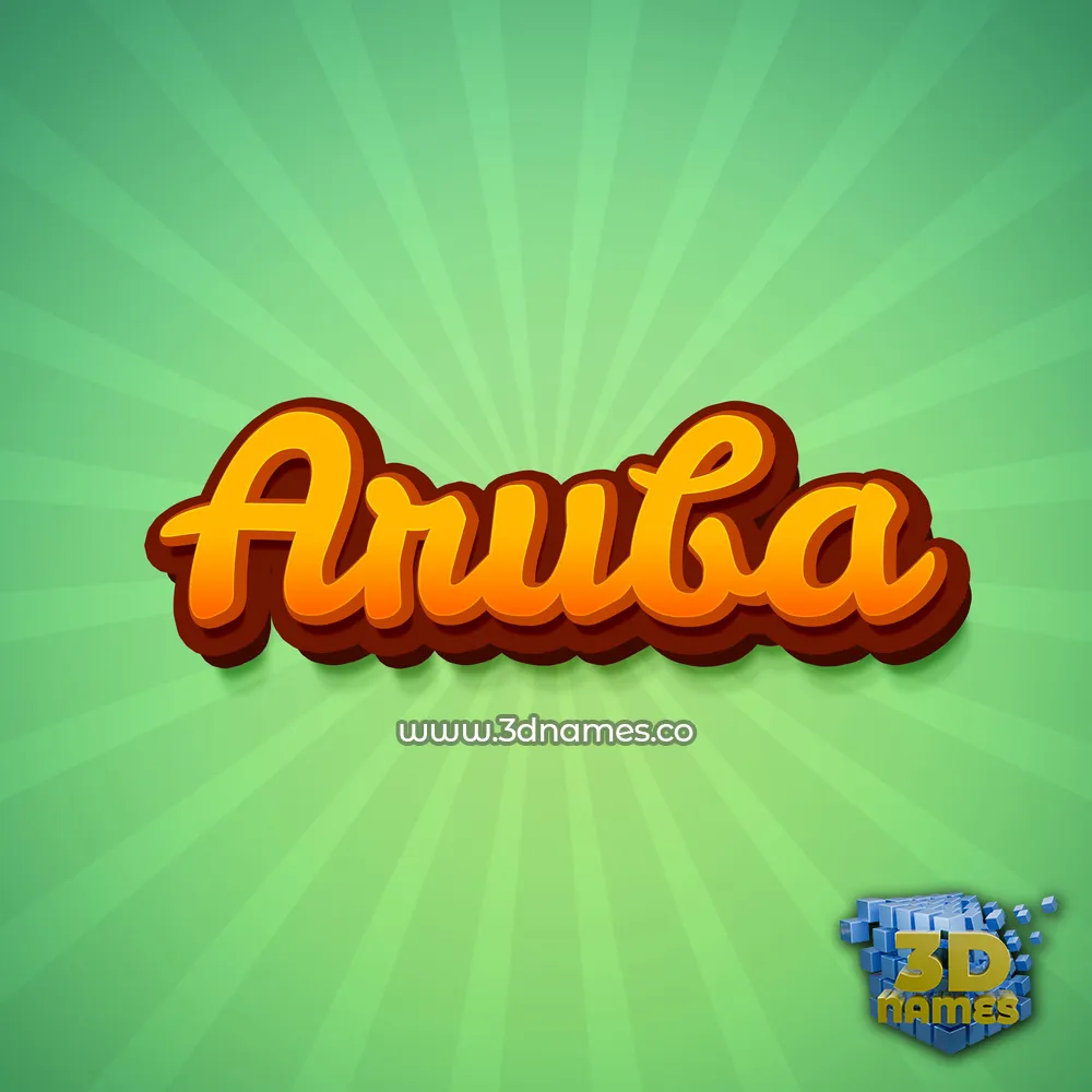 aruba in Green Rays style - 3D name wallpaper aruba in Green Rays style - 3D name wallpaper