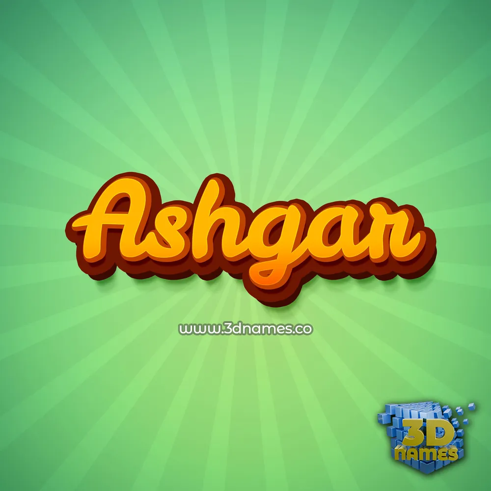 ashgar in Green Rays style - 3D name wallpaper ashgar in Green Rays style - 3D name wallpaper