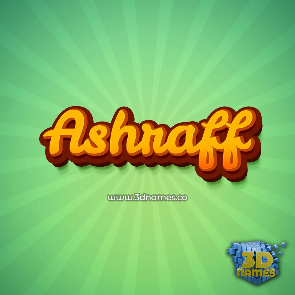 ashraff in Green Rays style - 3D name wallpaper ashraff in Green Rays style - 3D name wallpaper