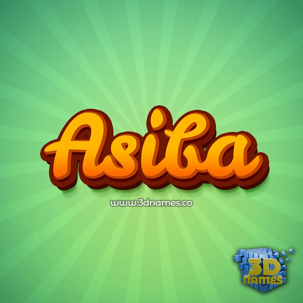 asiba in Green Rays style - 3D name wallpaper asiba in Green Rays style - 3D name wallpaper