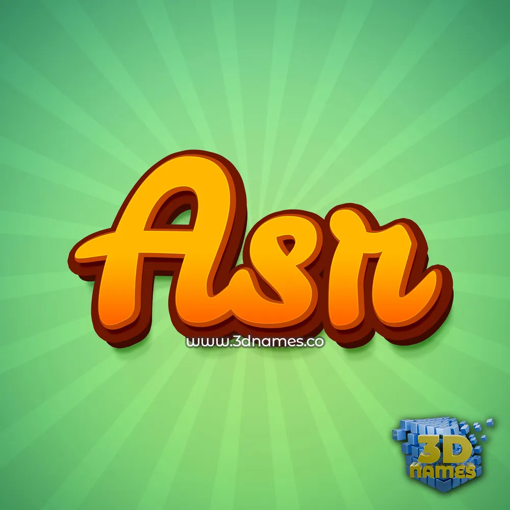 asr in Green Rays style - 3D name wallpaper asr in Green Rays style - 3D name wallpaper