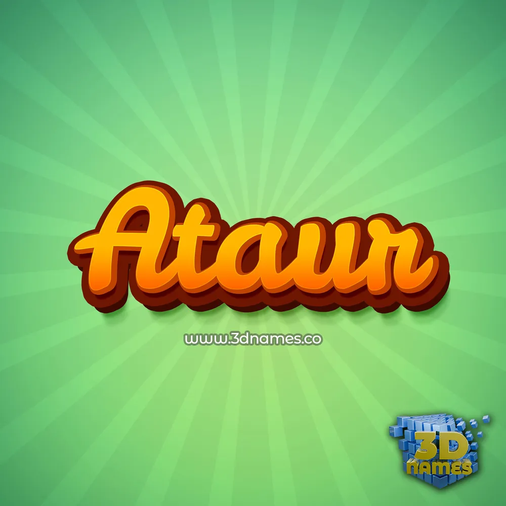 ataur in Green Rays style - 3D name wallpaper ataur in Green Rays style - 3D name wallpaper