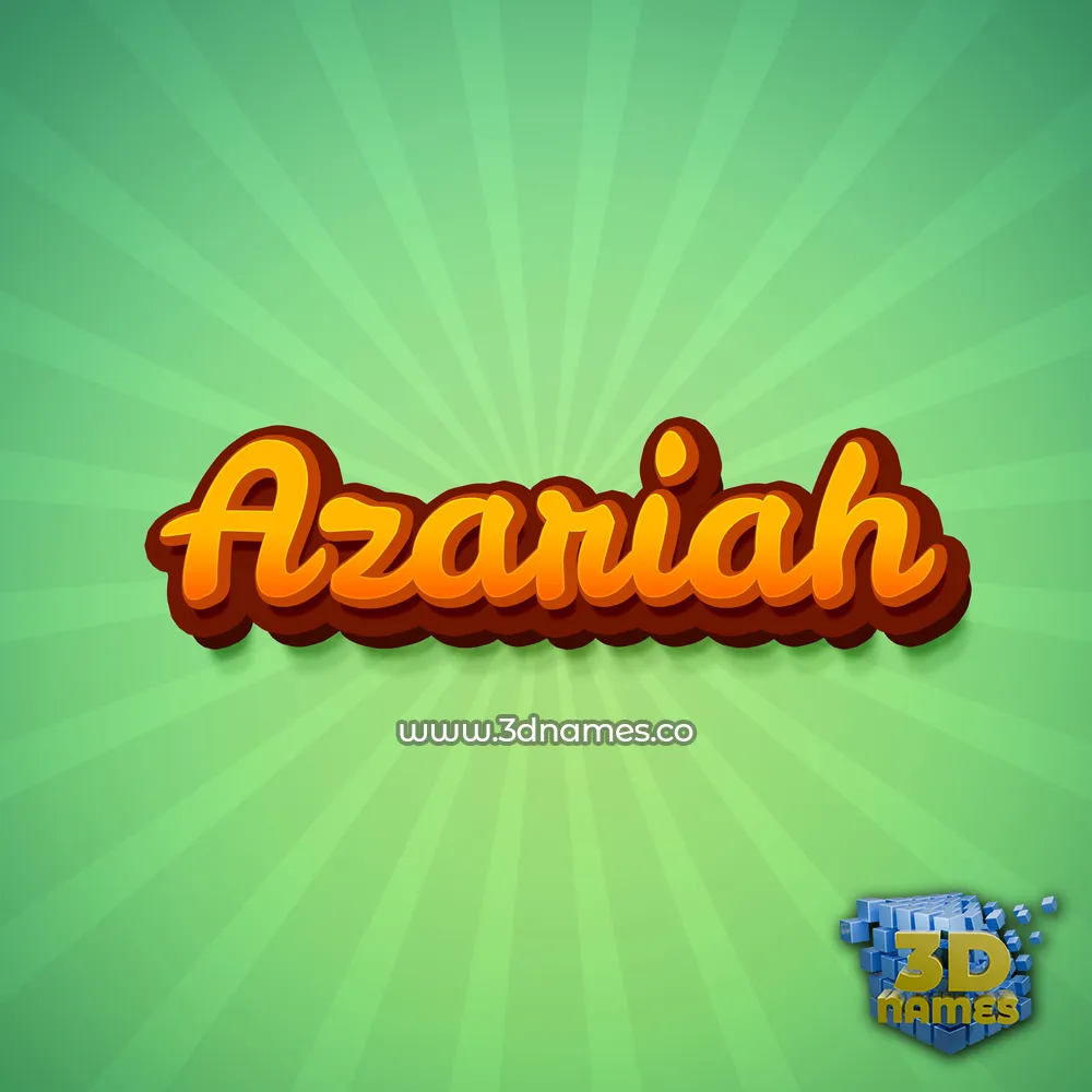 azariah in Green Rays style - 3D name wallpaper azariah in Green Rays style - 3D name wallpaper