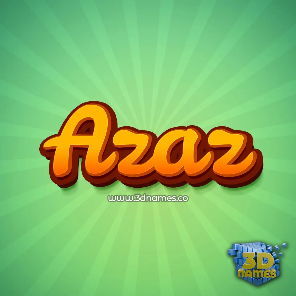 azaz in Green Rays style - 3D name wallpaper azaz in Green Rays style - 3D name wallpaper