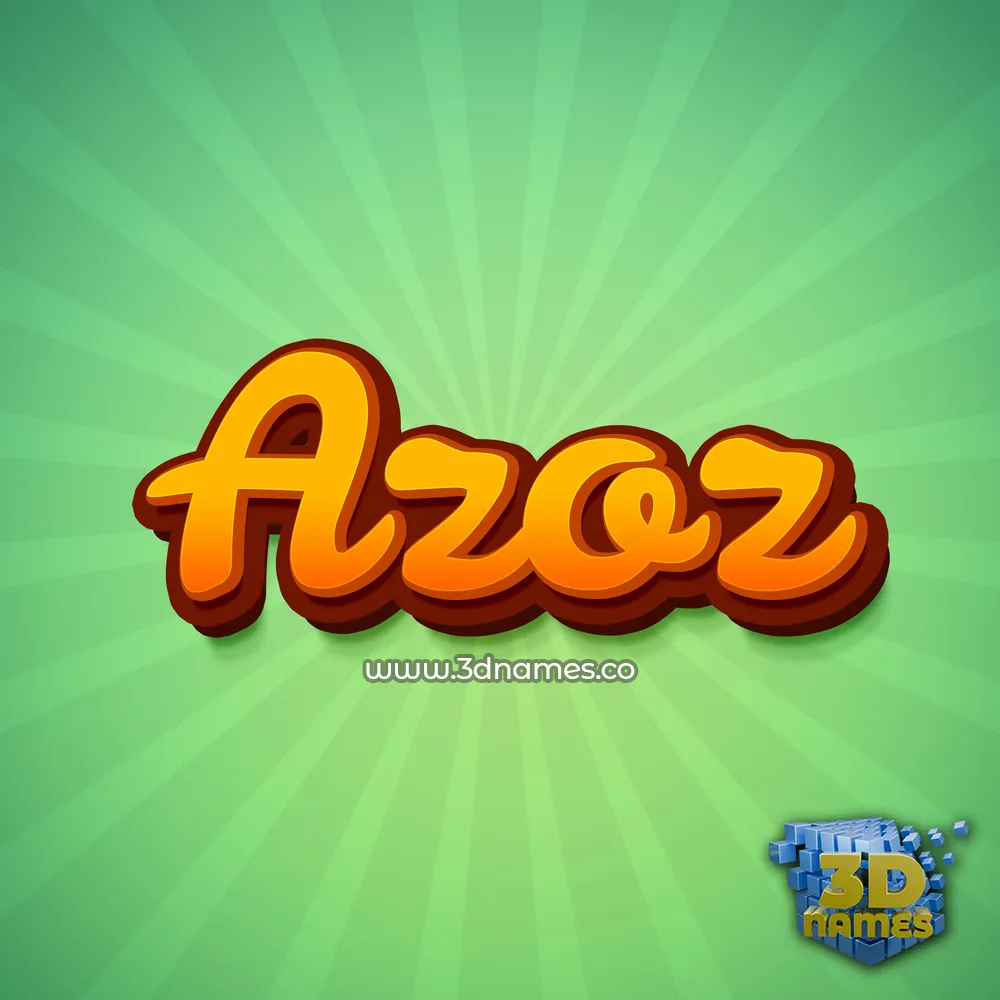 azoz in Green Rays style - 3D name wallpaper azoz in Green Rays style - 3D name wallpaper