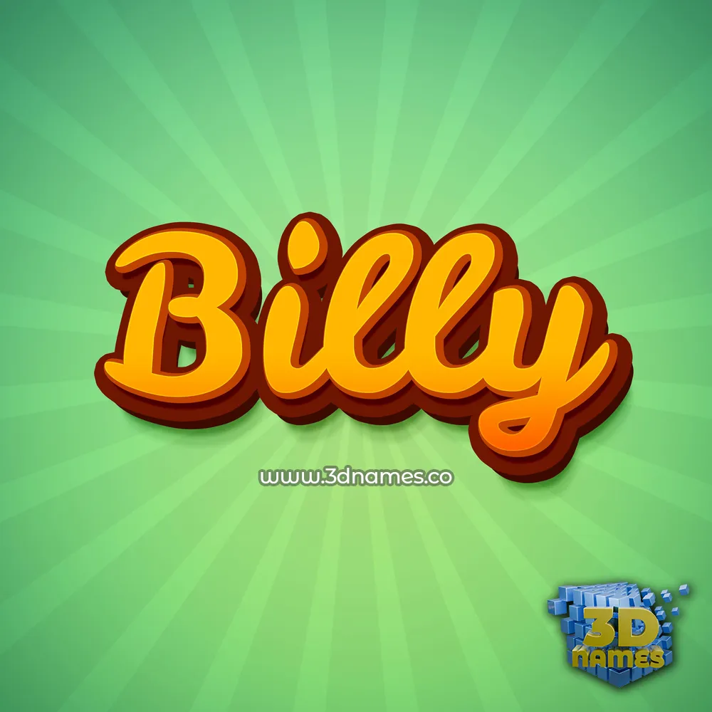 billy in Green Rays style - 3D name wallpaper billy in Green Rays style - 3D name wallpaper
