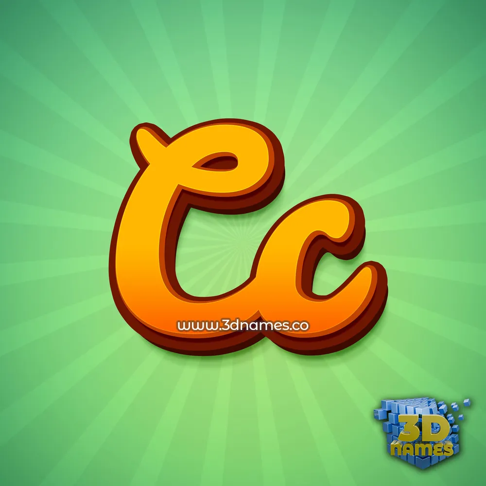 cc in Green Rays style - 3D name wallpaper cc in Green Rays style - 3D name wallpaper