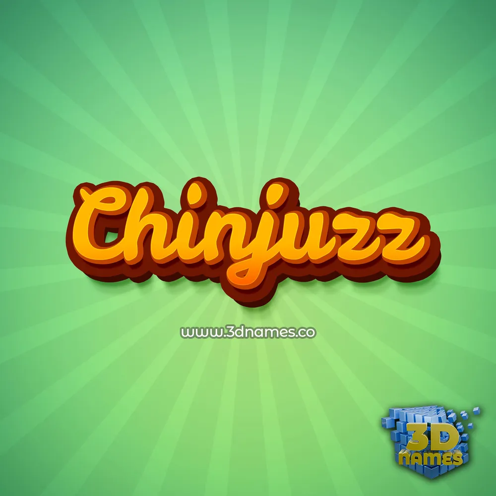 chinjuzz in Green Rays style - 3D name wallpaper chinjuzz in Green Rays style - 3D name wallpaper