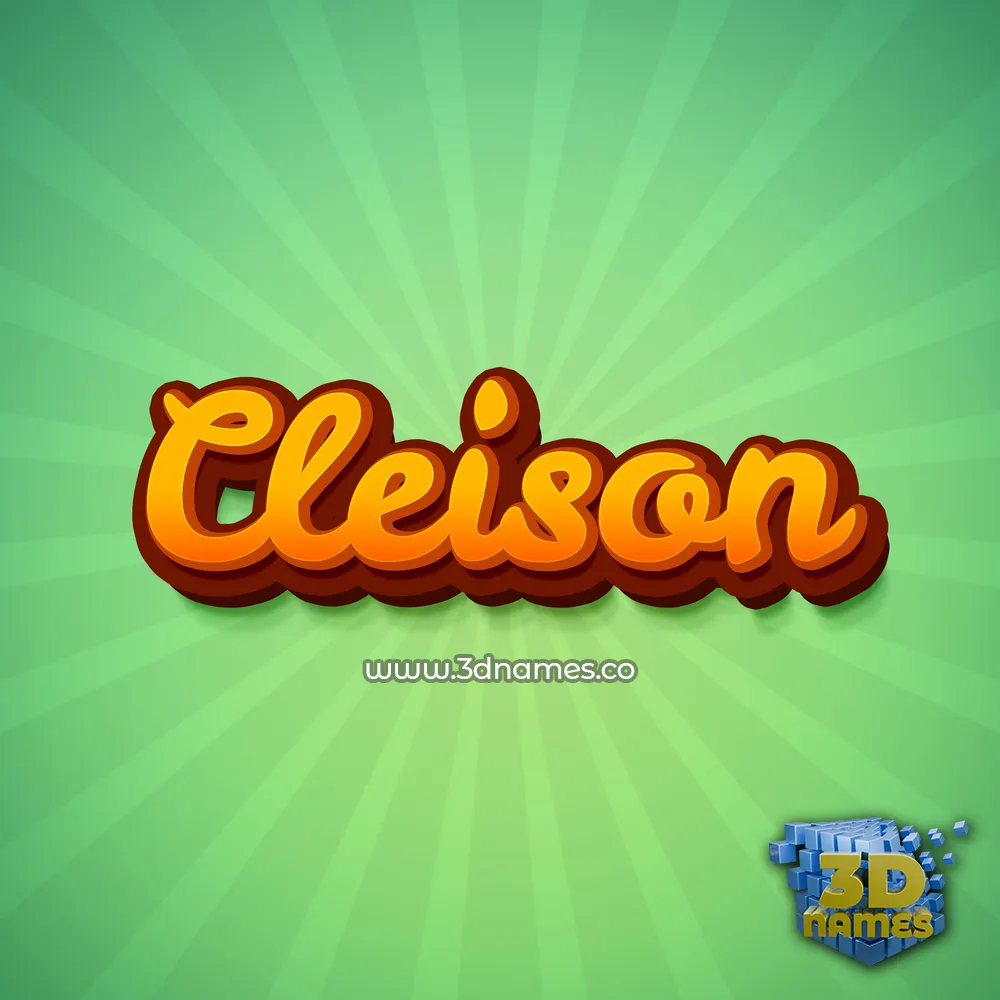 cleison in Green Rays style - 3D name wallpaper cleison in Green Rays style - 3D name wallpaper