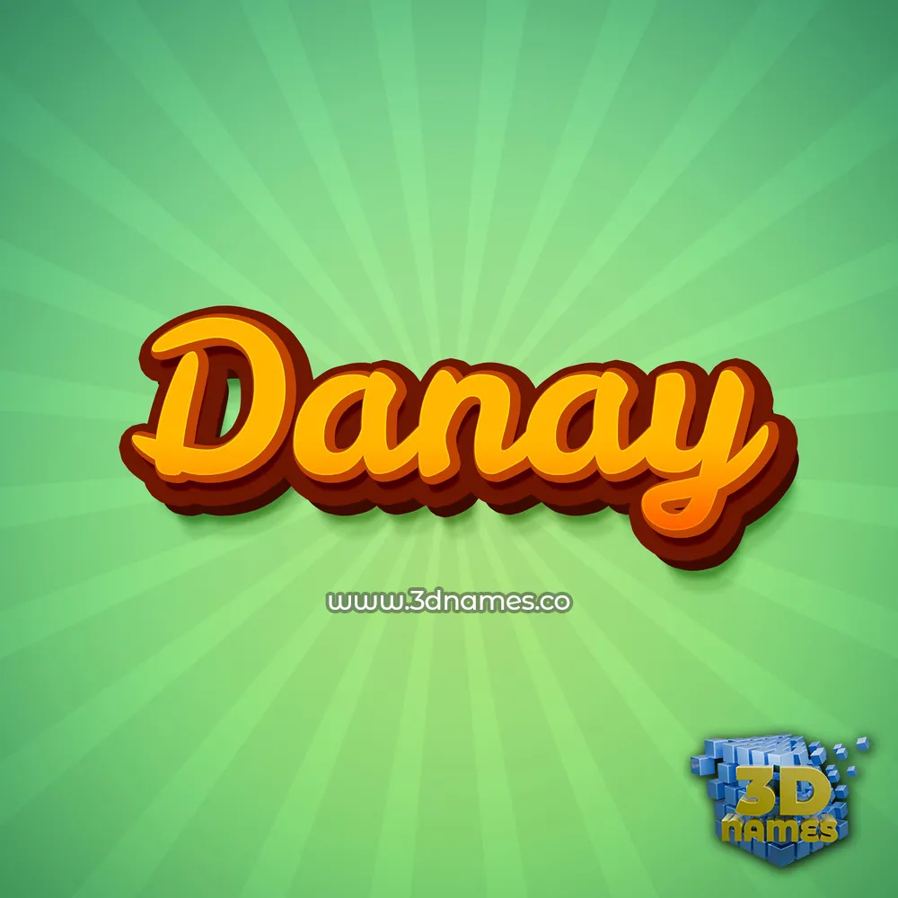 danay in Green Rays style - 3D name wallpaper danay in Green Rays style - 3D name wallpaper