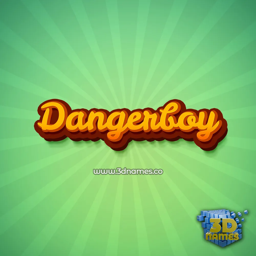 dangerboy in Green Rays style - 3D name wallpaper dangerboy in Green Rays style - 3D name wallpaper