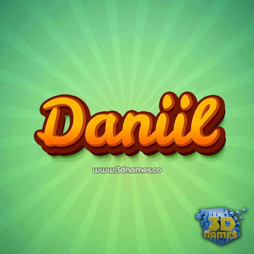 daniil in Green Rays style - 3D name wallpaper daniil in Green Rays style - 3D name wallpaper
