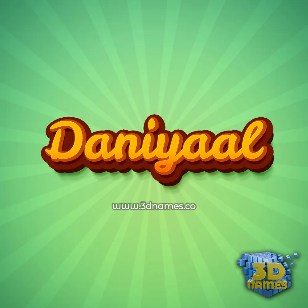 daniyaal in Green Rays style - 3D name wallpaper daniyaal in Green Rays style - 3D name wallpaper