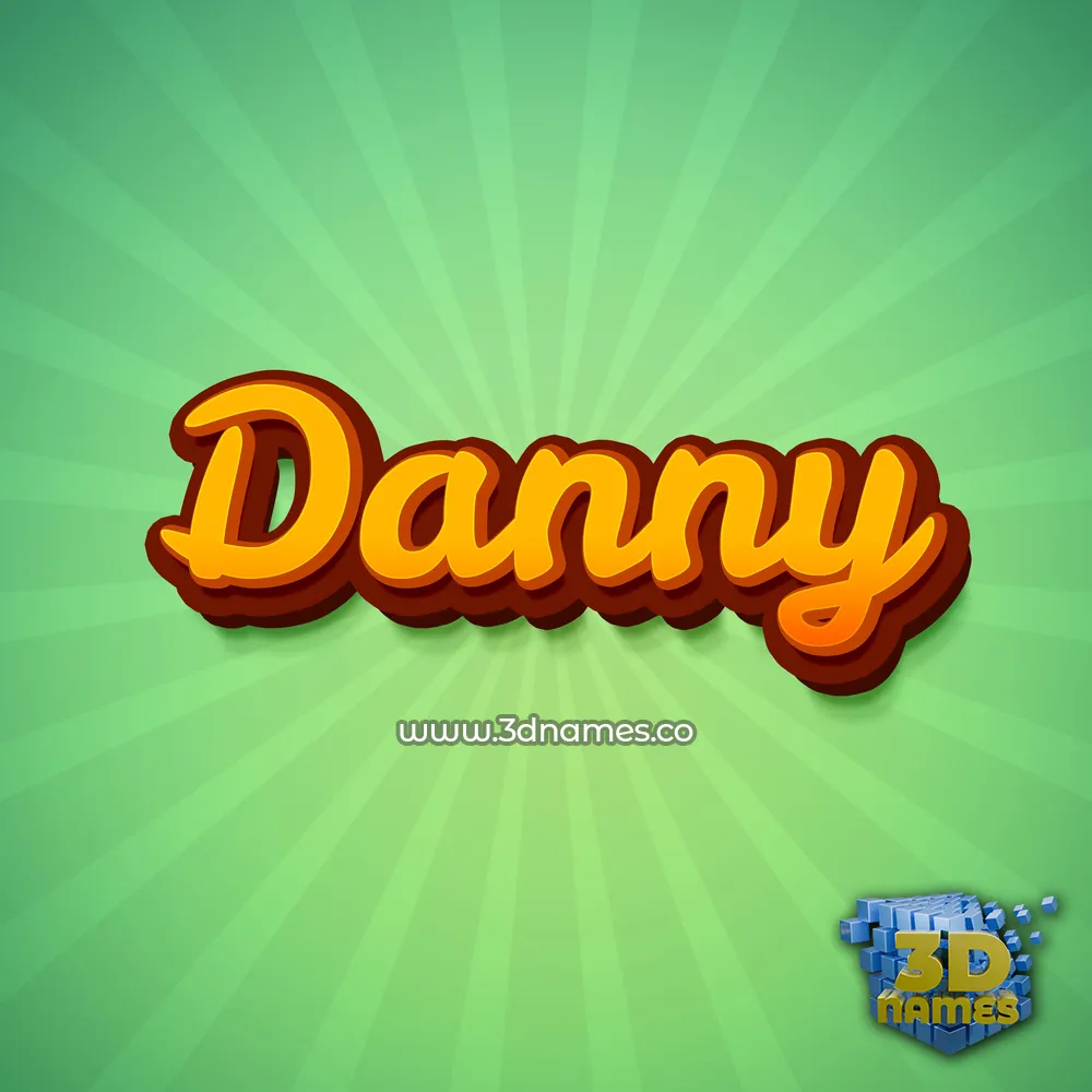 danny in Green Rays style - 3D name wallpaper danny in Green Rays style - 3D name wallpaper