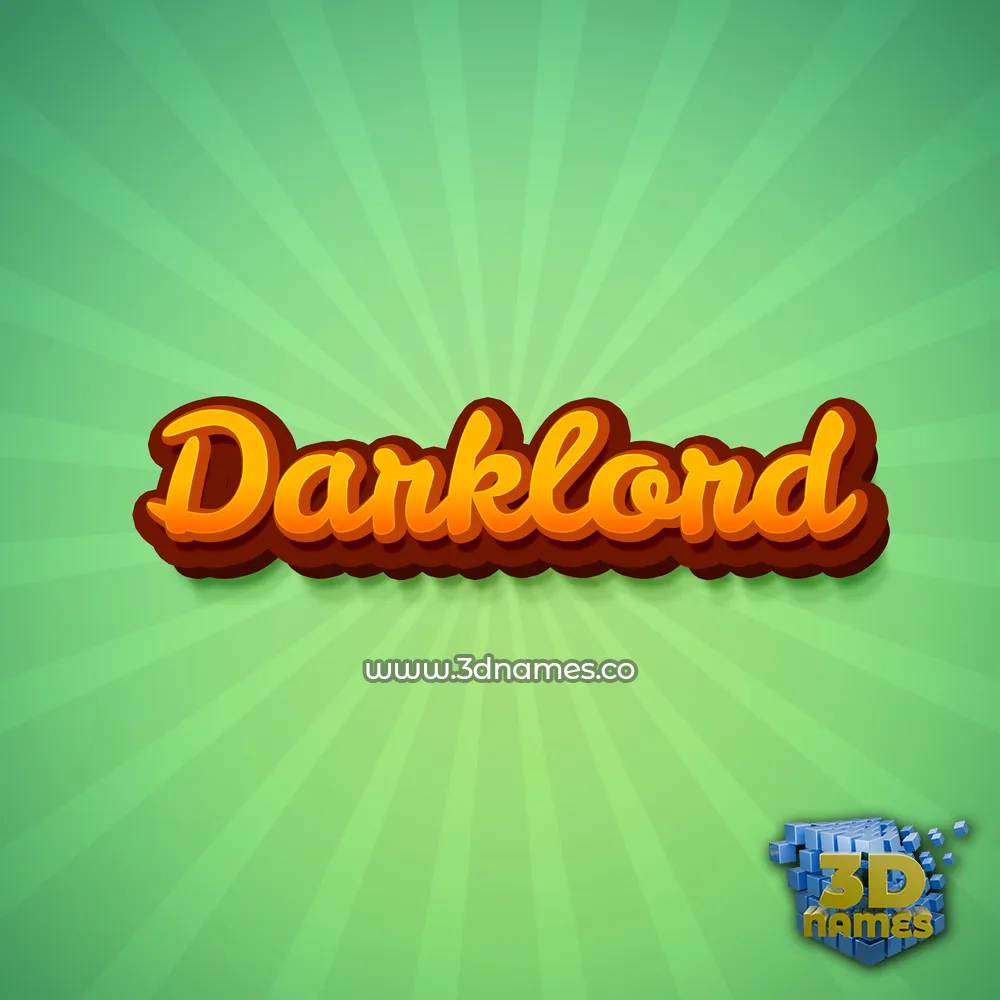 darklord in Green Rays style - 3D name wallpaper darklord in Green Rays style - 3D name wallpaper