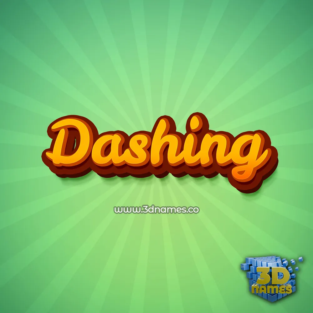 dashing in Green Rays style - 3D name wallpaper dashing in Green Rays style - 3D name wallpaper