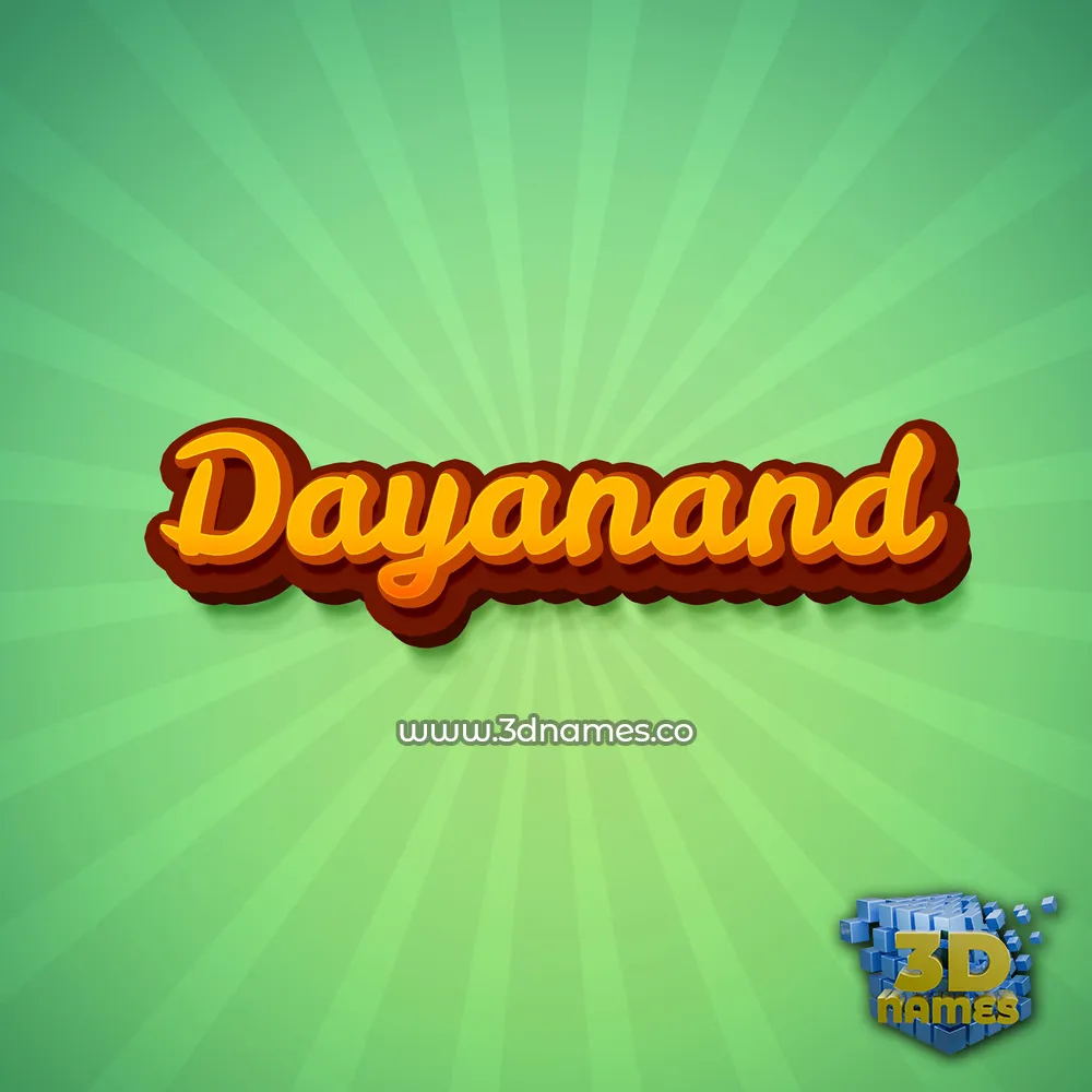 dayanand in Green Rays style - 3D name wallpaper dayanand in Green Rays style - 3D name wallpaper